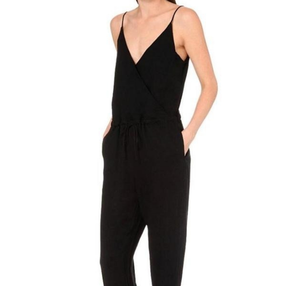 Rag & Bone Linen Blend Jumpsuit Runs Large